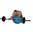 Preacher Curl - Fitness Ball Barbell